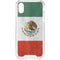 Mexico Flag Distressed iPhone XS Clear Case